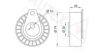 AUTEX 641048 Tensioner Pulley, timing belt